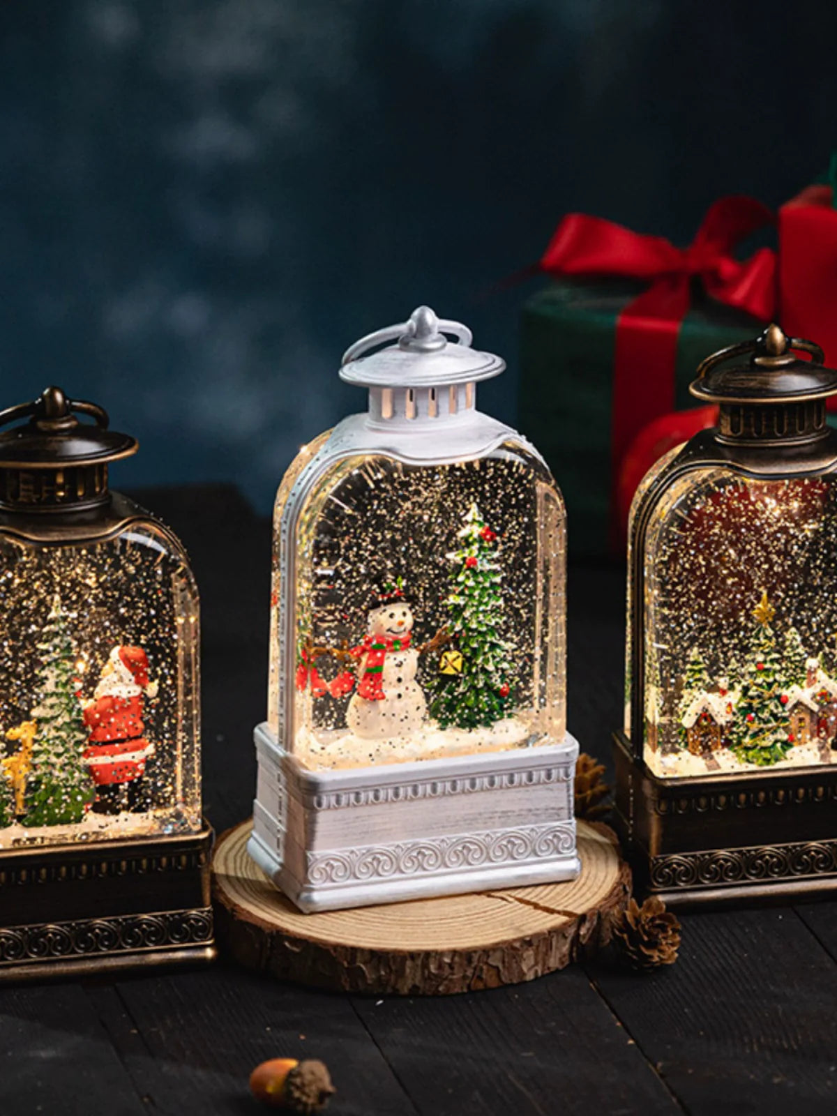 Christmas Decoration Scene Layout Window